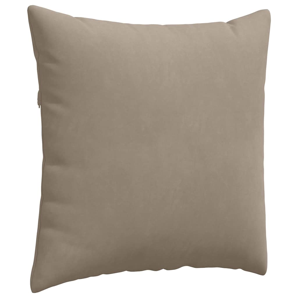 Sofa Pillows 2 pcs Taupe 60 x 60 cm Fabric